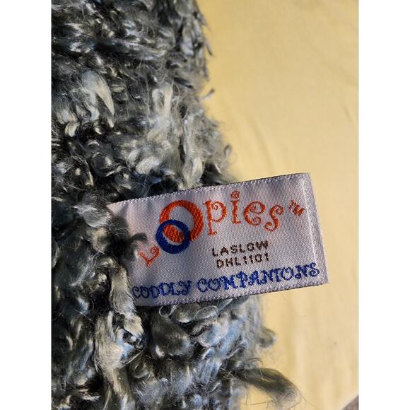 Loopies Cuddly Companions Plush Laslow‎ 16" Vintage - Picture 6 of 6